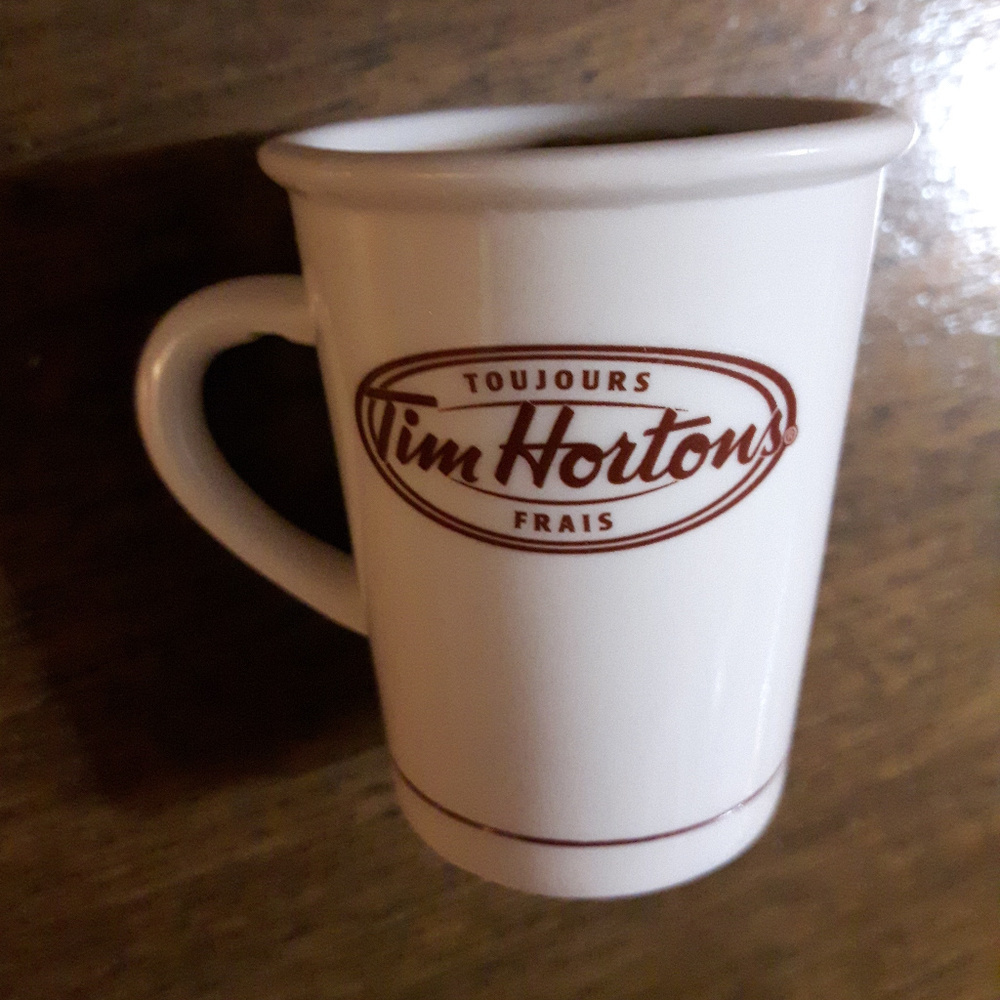 Tim Horton's Ornament White In Store Cup Christmas Tree Ornament